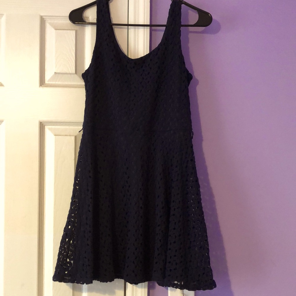 Blue Lace Lily Rose Casual Dress